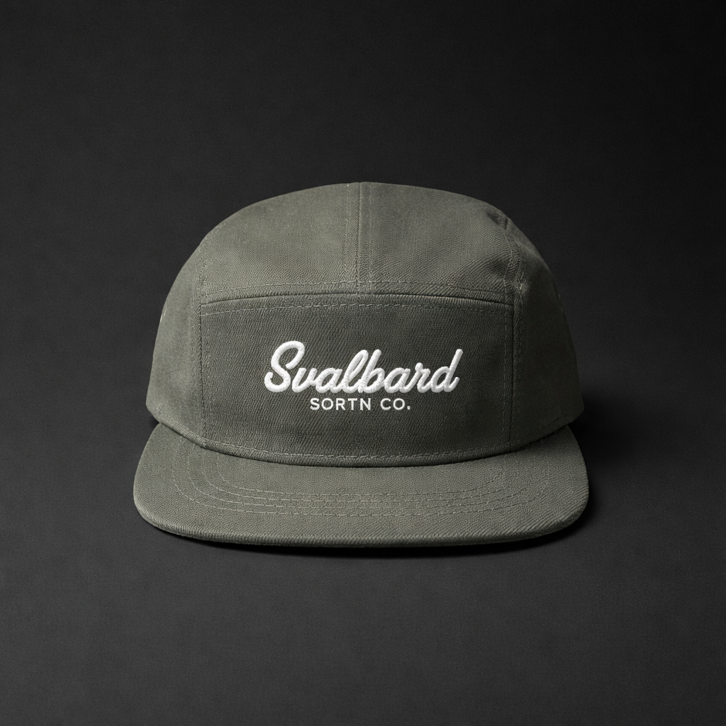 SVALBARD KIDS 5-PANEL CAP OLIVE