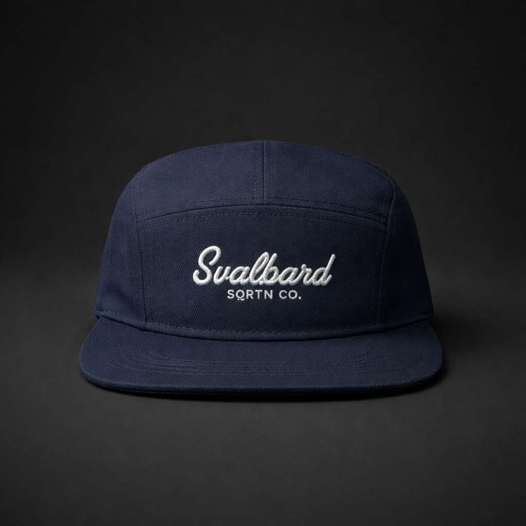 SVALBARD KIDS 5-PANEL CAP NAVY