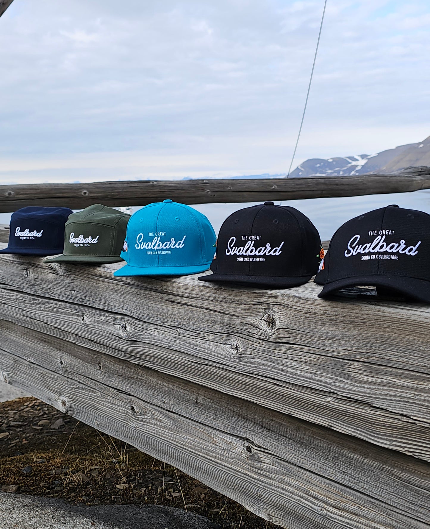 THE GREAT SVALBARD KIDS CAP HOOKED BLACK