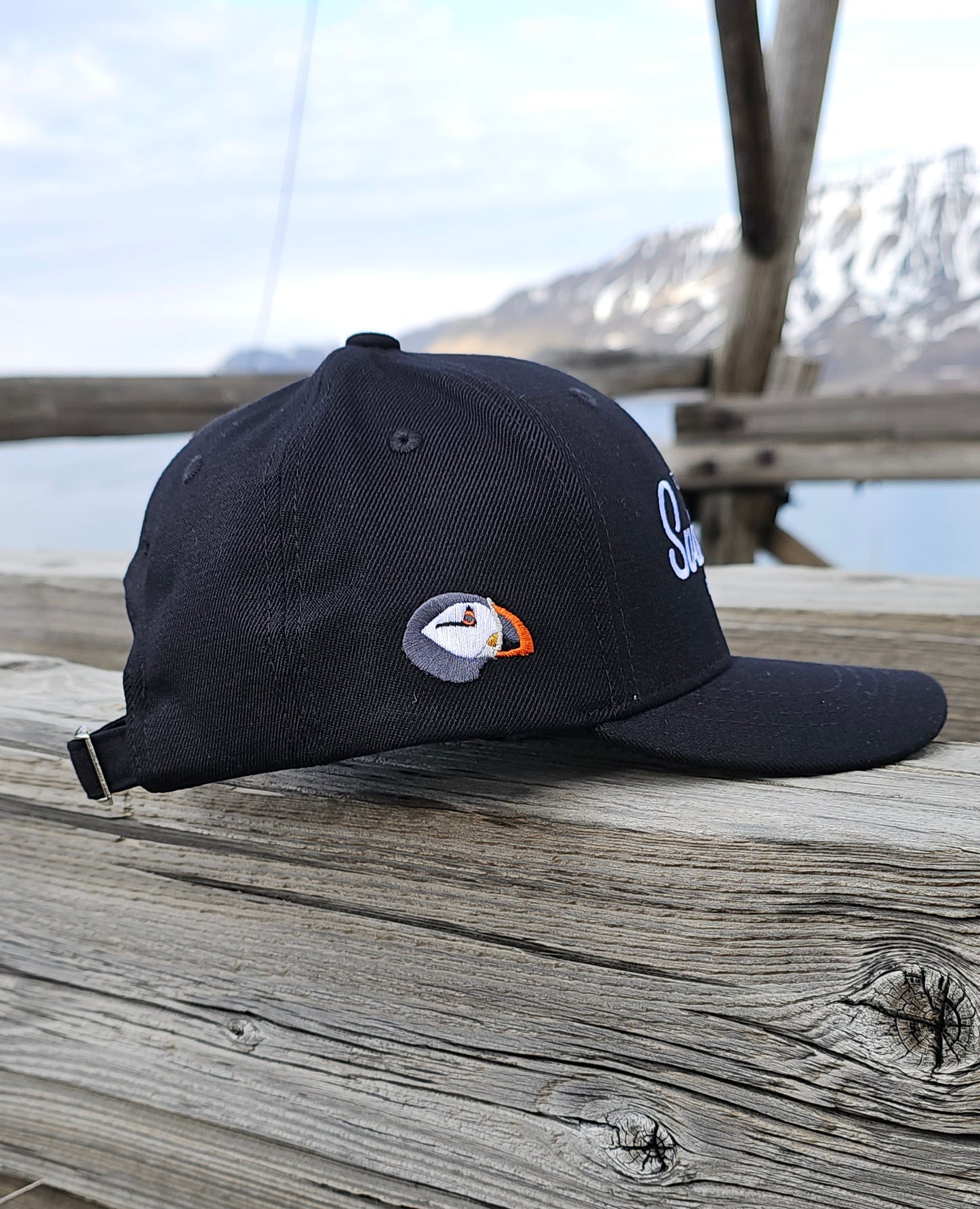 THE GREAT SVALBARD KIDS CAP HOOKED BLACK