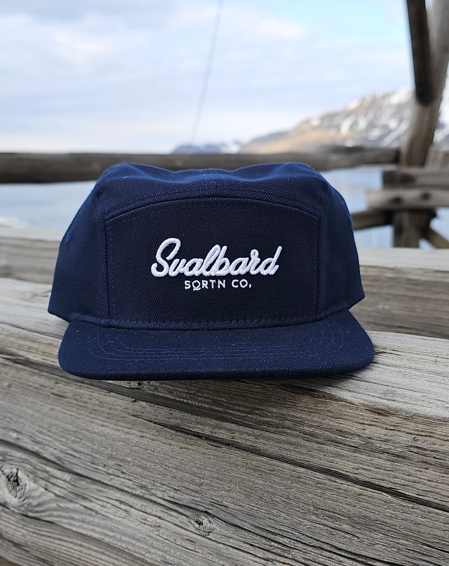 SVALBARD KIDS 5-PANEL CAP OLIVE