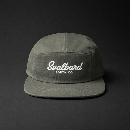 SVALBARD KIDS 5-PANEL CAP OLIVE