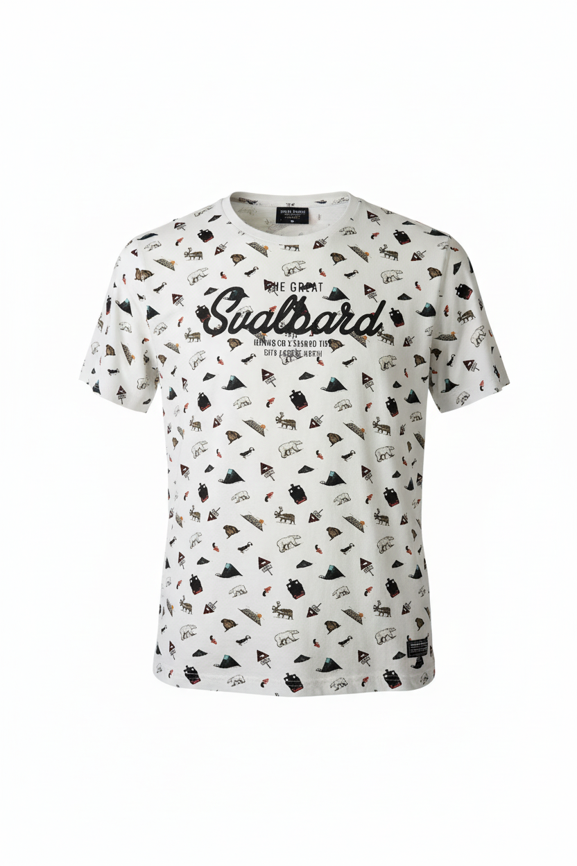 T-SHIRT THE GREAT SVALBARD ICONS 1.0 WHITE