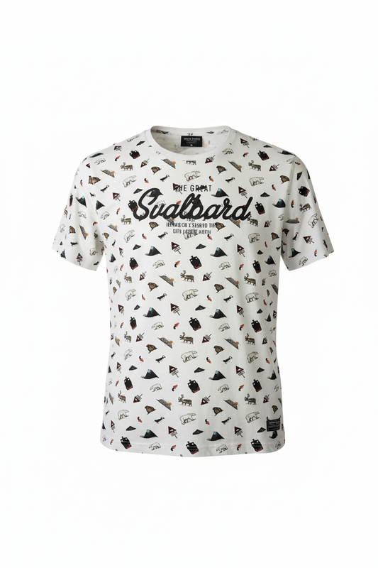 T-SHIRT THE GREAT SVALBARD ICONS 1.0 WHITE